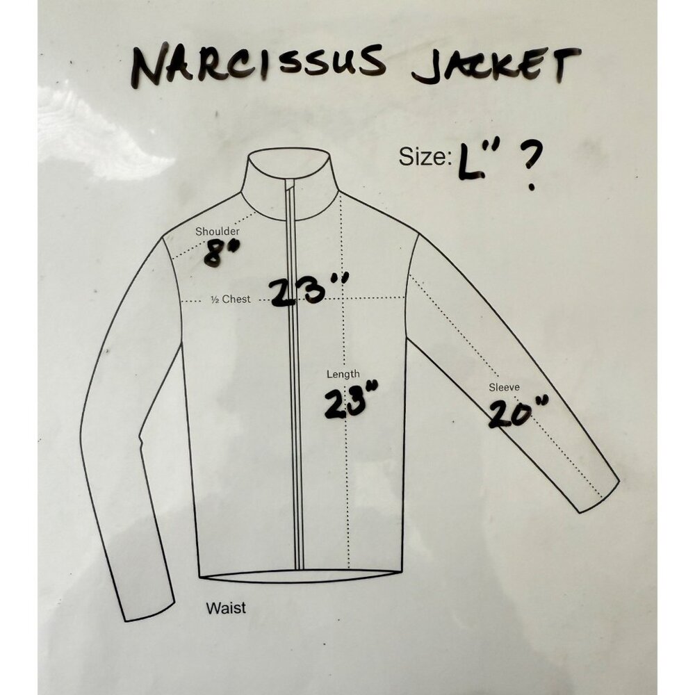 Narcissus Olive Green Faux Leather Hooded Jacket w/ Zip Closure & Drawstring Hem - Picture 12 of 12
